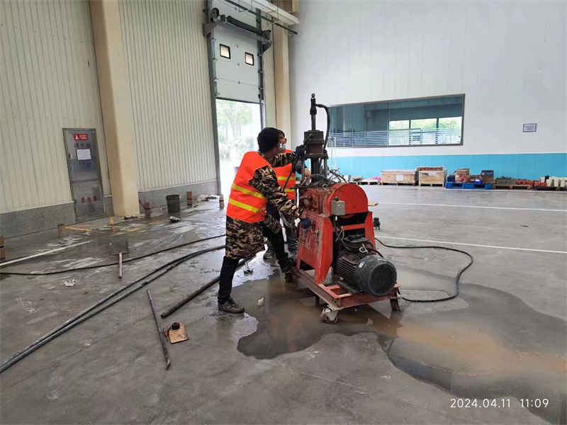 古冶厂房地面下沉塌陷注浆加固施工